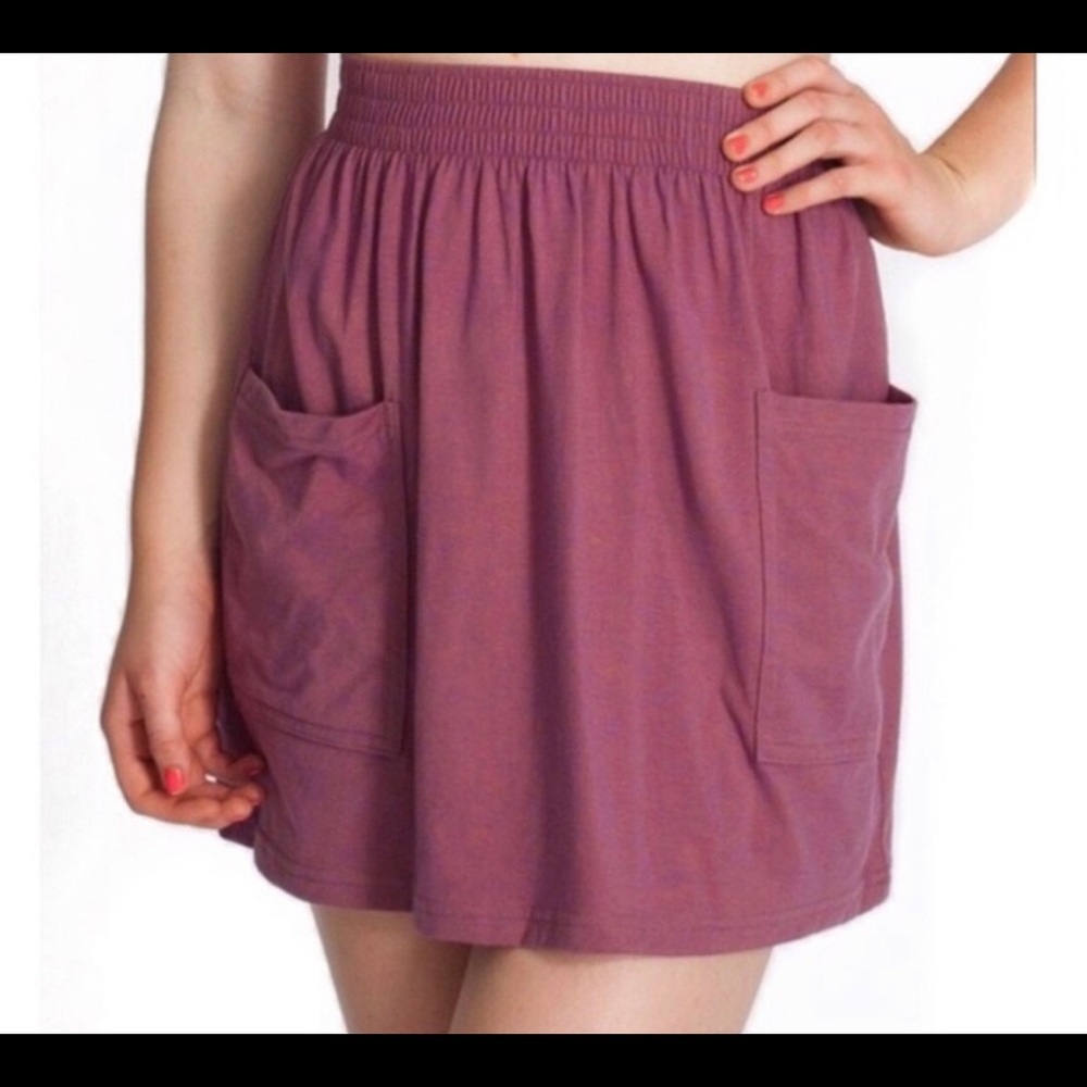 American Apparel Pocket Casual Mini Skirt